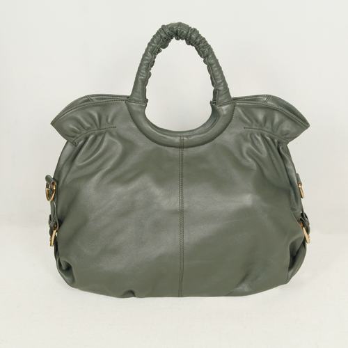 9085 Miu Miu Nappa Borsa 9085 Grigio